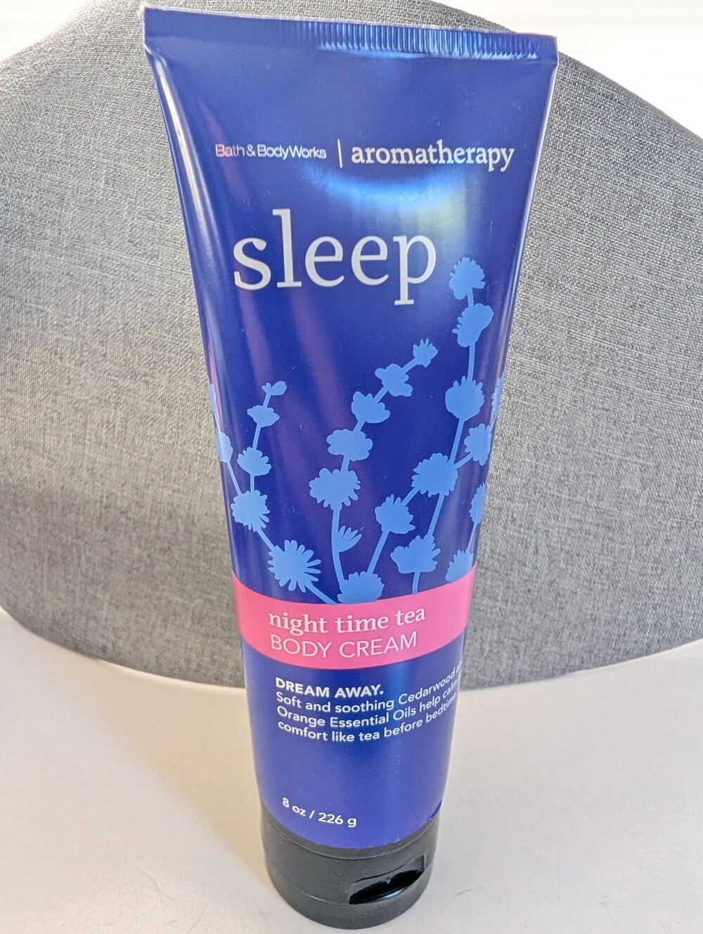 Bath and Body Works SLEEP-NIGHT TIME TEA Body Cream 8 oz. NEW Cedarwood & Orange